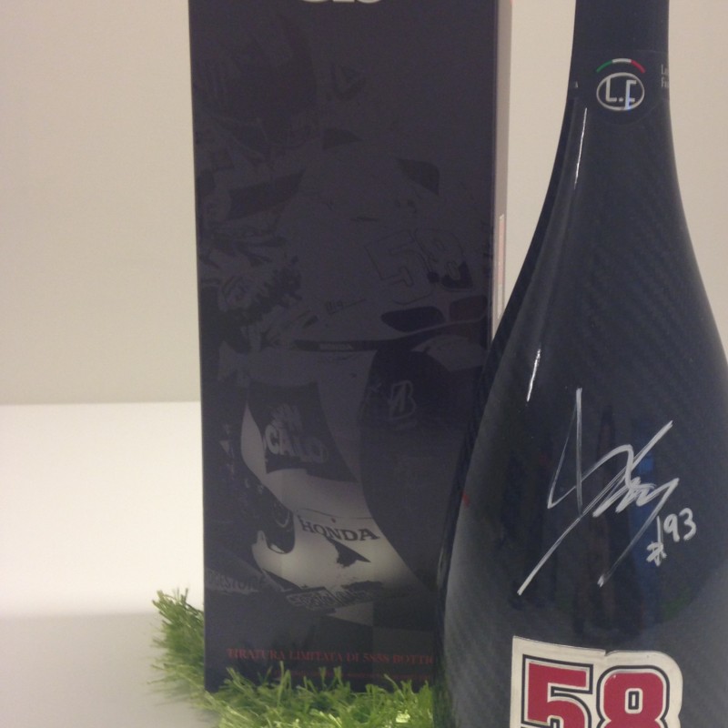 Marc Marquez bottle signed, limited edition
