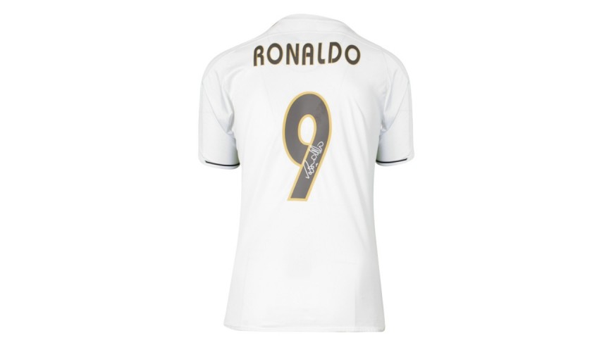 Ronaldo's Official Real Madrid Signed Shirt, 2009/10 - CharityStars