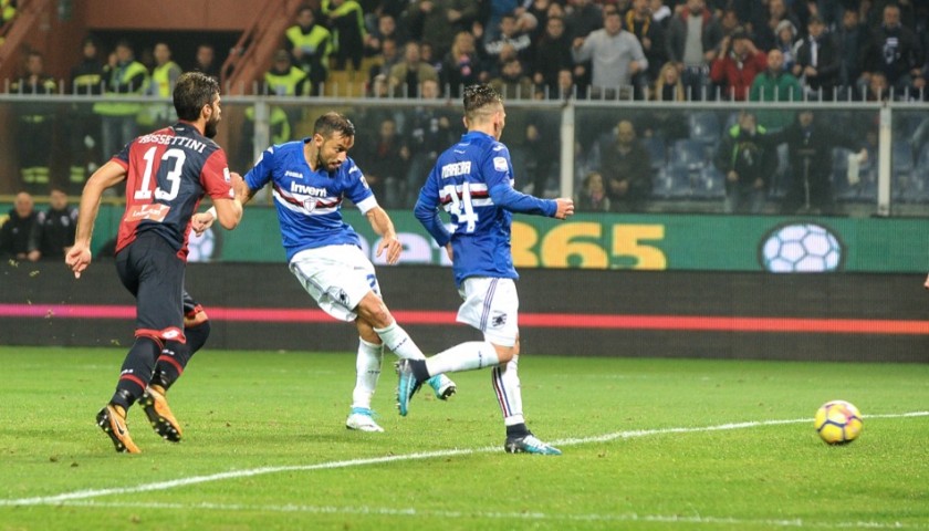 Rossettini's UNWASHED Special Genoa-Sampdoria Match-Worn Shirt