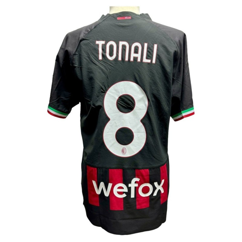 Tonali's Milan Issued Shirt, 2022/23