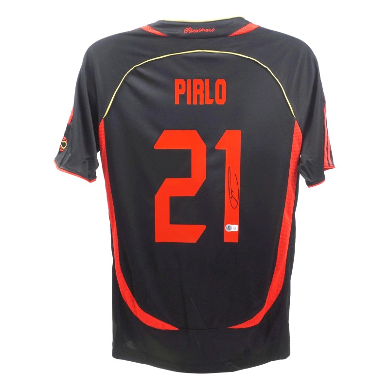 Andrea Pirlo's AC Milan Signed Replica Shirt