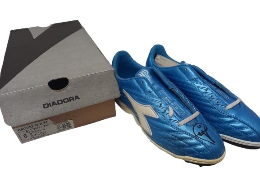 Scarpe Ufficiali Roberto Baggio Limited Edition Personalizzate Autografate CharityStars