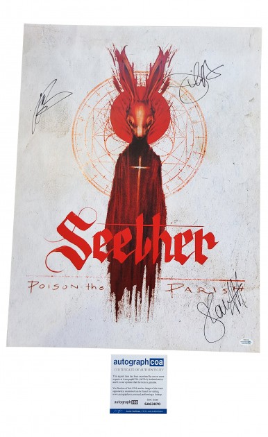 Seether Signed Poster