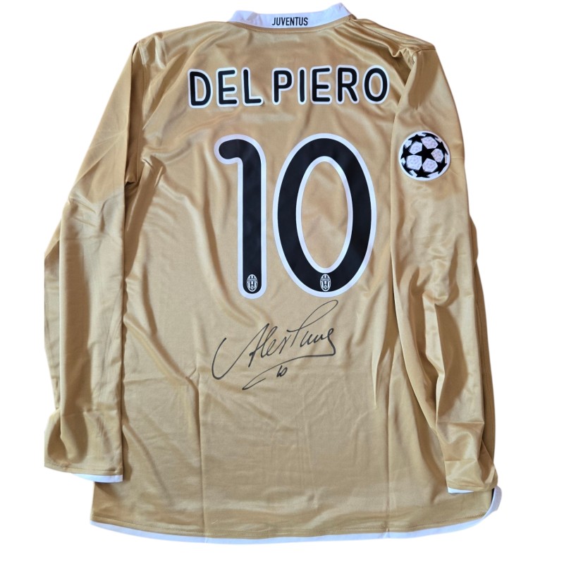 Del Piero's Signed Issued Shirt, Real Madrid vs Juventus UCL 2008