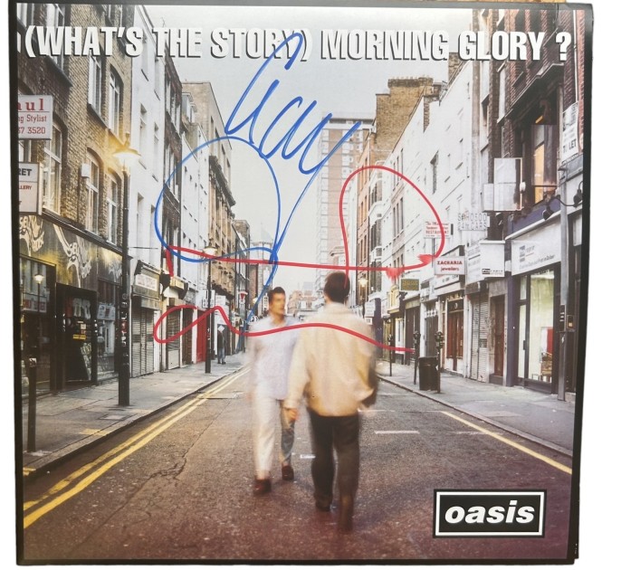 Noel and Liam Gallagher Signed Vinyl