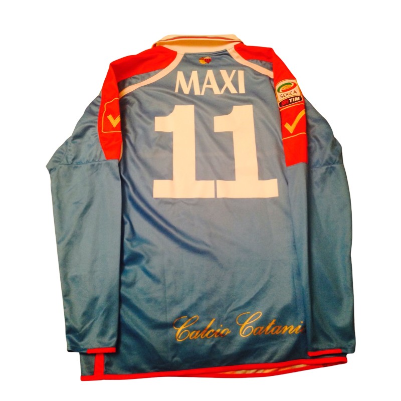 Maxi Lopez's Catania Match-Issued Shirt, 2010/11