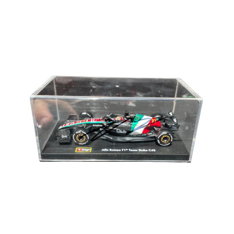 Alfa Romeo C43 Italian GP 2023 Model Car, 1:43 Scale - Signed by Valtteri Bottas