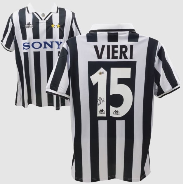 Christian Vieri's Juventus Signed Shirt
