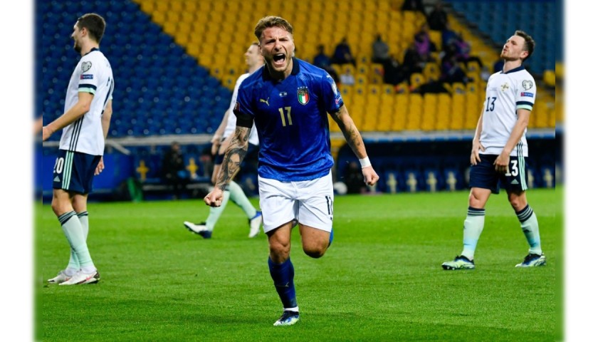 Immobile's Match Shorts, Italy-Northern Ireland 2021