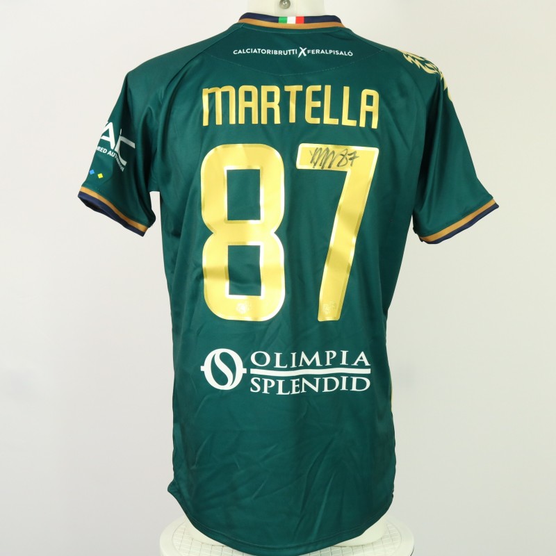 Martella's CALCIATORIBRUTTI Unwashed Signed Shirt, Feralpisalò vs Parma 2024