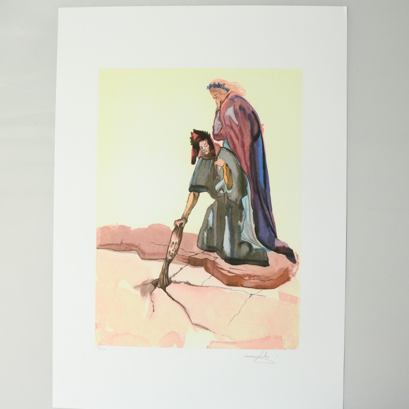 Hand-signed Lithography by Salvador Dali