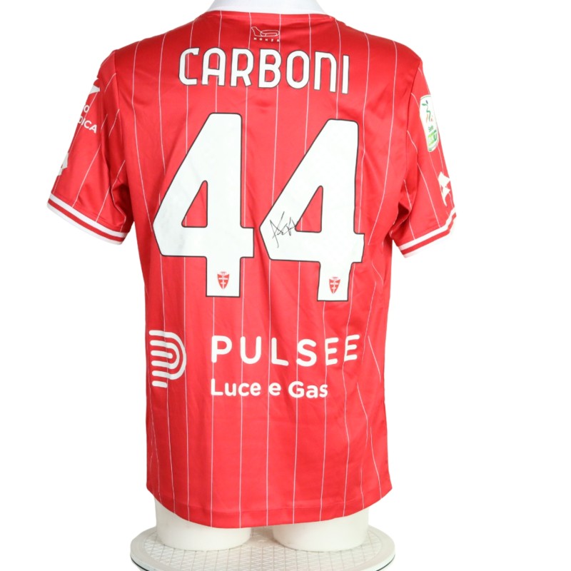 Carboni's Signed Unwashed Shirt, Spezia vs Monza 2026