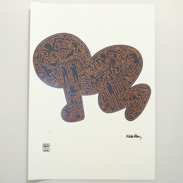 Keith Haring Signed Lithograph 