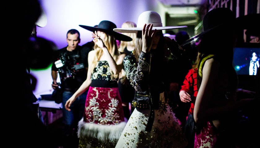 Meet Fausto Puglisi at the Puglisi Fashion Performance in Milan