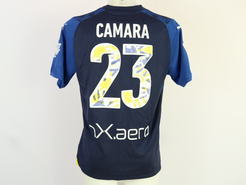 Camara's Unwashed Shirt, Parma vs Catanzaro 2024 "Always With Blue"