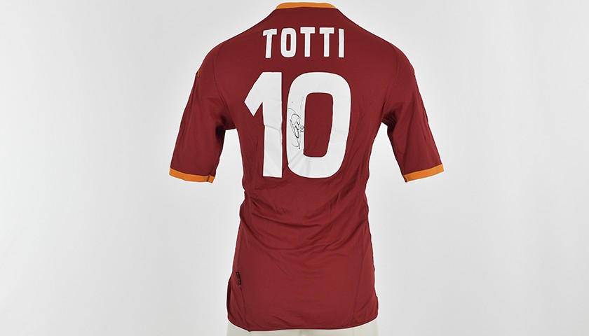 Francesco Totti's AS Roma Signed Shirt, 2007/2008 