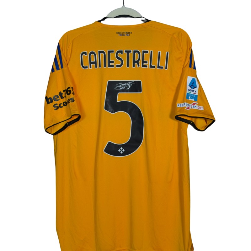  Canestrelli's Signed Match-Worn Shirt, Como vs Pisa 2026