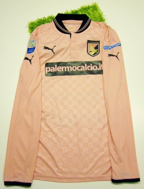 Palermo match worn shirt, Maresca, Serie B 2013/2014 - signed