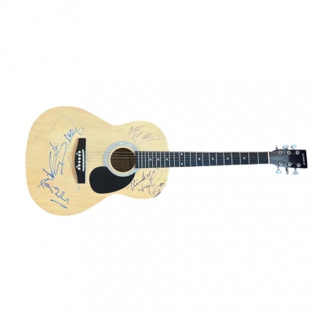 The Rolling Stones Signed Acoustic Guitar