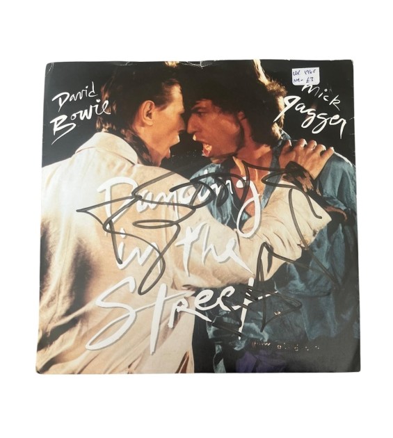 David Bowie and Mick Jagger Signed Vinyl 45