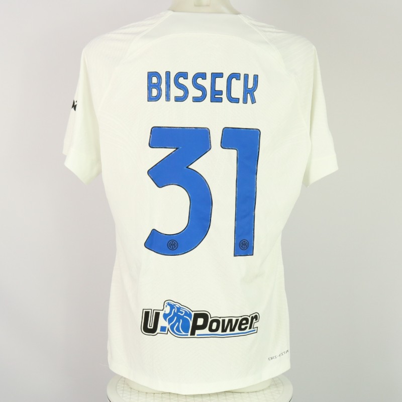 Bisseck's Inter Milan Match-Issued Shirt, Serie A 2023/24