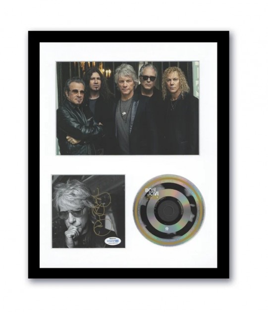 Jon Bon Jovi Signed '2020' CD Display
