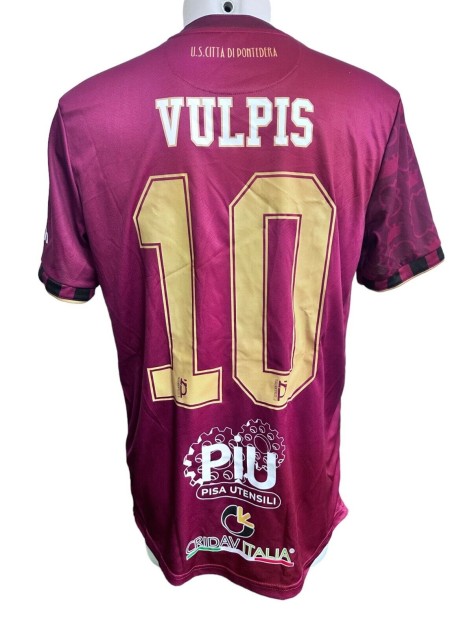 Pontedera Commemorative Match-Issued Shirt Lega Pro President, 2022/23