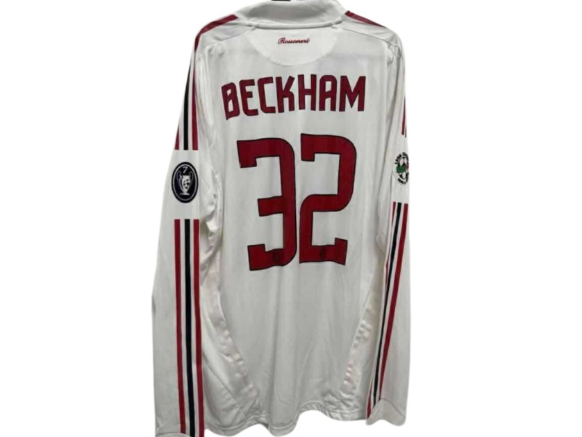 R - Beckham's Milan Match-Worn Shirt, 2008/09