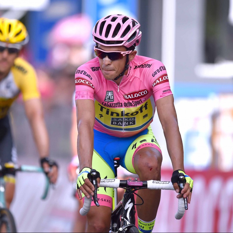 Official Giro d'Italia Cap, Autographed by Alberto Contador