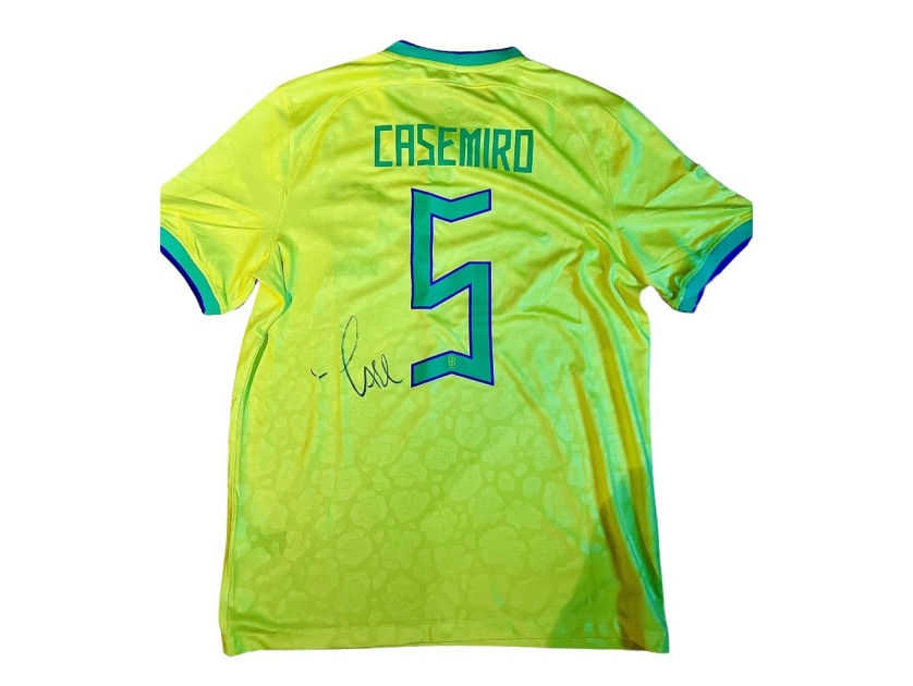 Casemiro's Brazil Signed Shirt
