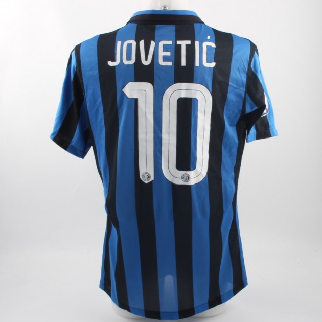 Jovetic shirt, worn Inter-Udinese 23/04/2016 - special model UNWASHED