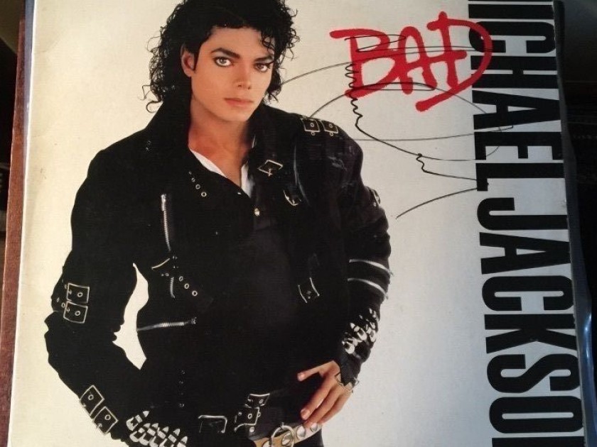 Signed Michael Jackson 'Bad' Album