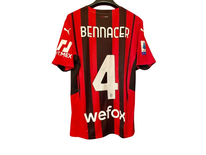 Bennacer's AC Milan Match Shirt, 2021/22