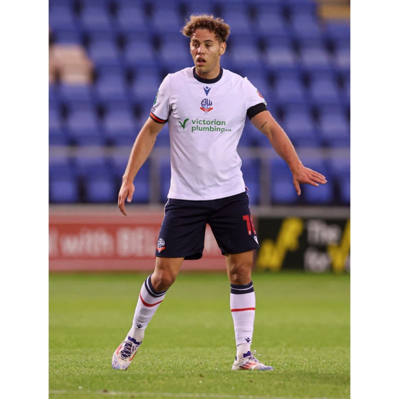 Dion Charles' Bolton Wanderers Vs Shrewsbury Signed Match Worn Shirt