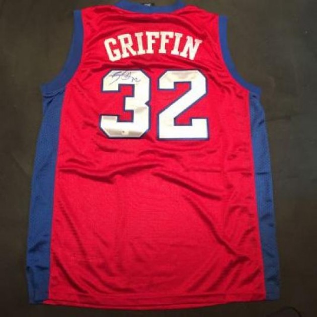 Blake Griffin Los Angeles Clippers signed shirt with Global Authentication Inc. COA