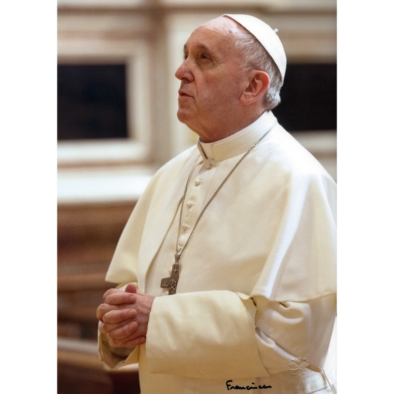 Official Photograph Signed by Pope Francis