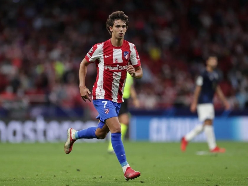 Joao Felix's Atletico Madrid Match Shirt, UCL 2021/22 - CharityStars