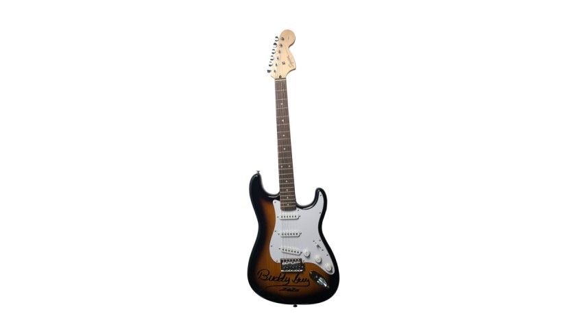 Sunburst Fender Guitar Signed by Buddy Guy 