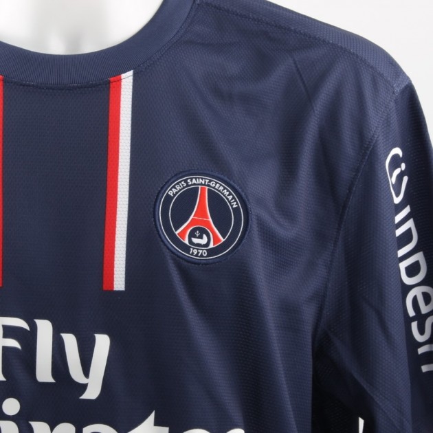 UNSIGNED Zlatan Ibrahimovic Paris Saint-Germain Home Shirt In Tribute Frame