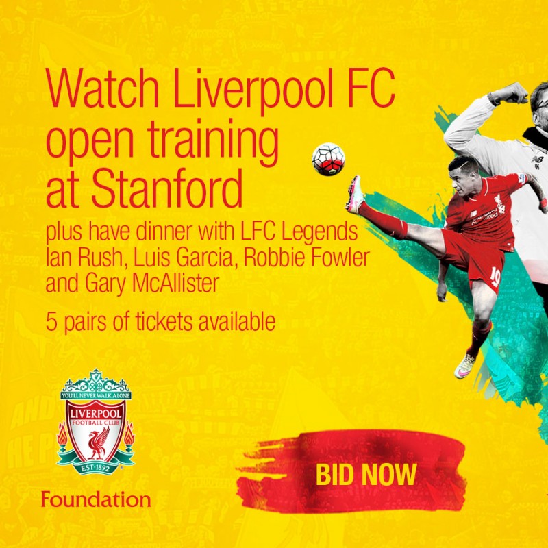 Watch LFC Open Training and Enjoy Dinner with LFC Legends