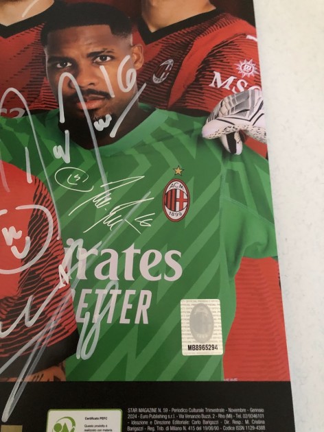 Calendario ufficiale Milan 2024 - Autografato dai giocatori - CharityStars