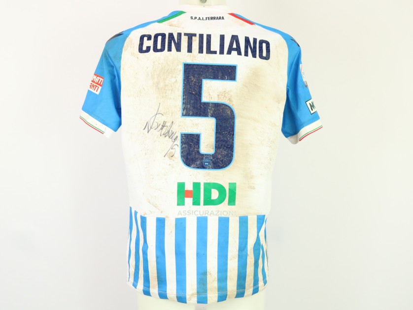 Contiliano's unwashed Signed Shirt, Pontedera vs SPAL 2024 