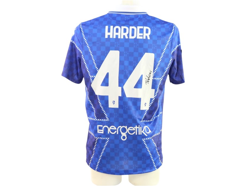 Harder's Signed Unwashed Shirt, Bari vs Padova 2025