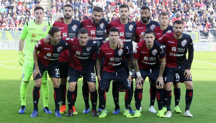 Cagliari Festive Shirt - Worn and Signed by Pajac - CharityStars