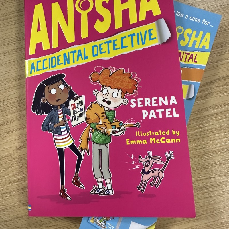 'Anisha Accidental Detective' Signed by Serena Patel + Bookmark