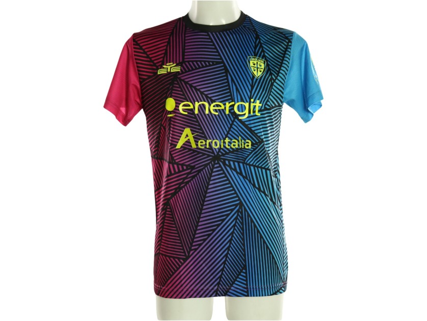 Liteta's Cagliari Signed Pre-Match Unwashed Shirt, 2025/26