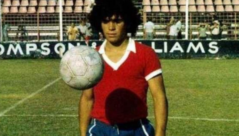 Maradona's Argentinos Juniors Worn Shirt, 1978 - COA Included