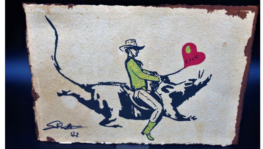 "Banksy's Rat Vs Karloff's Cowboy" by G.Karloff