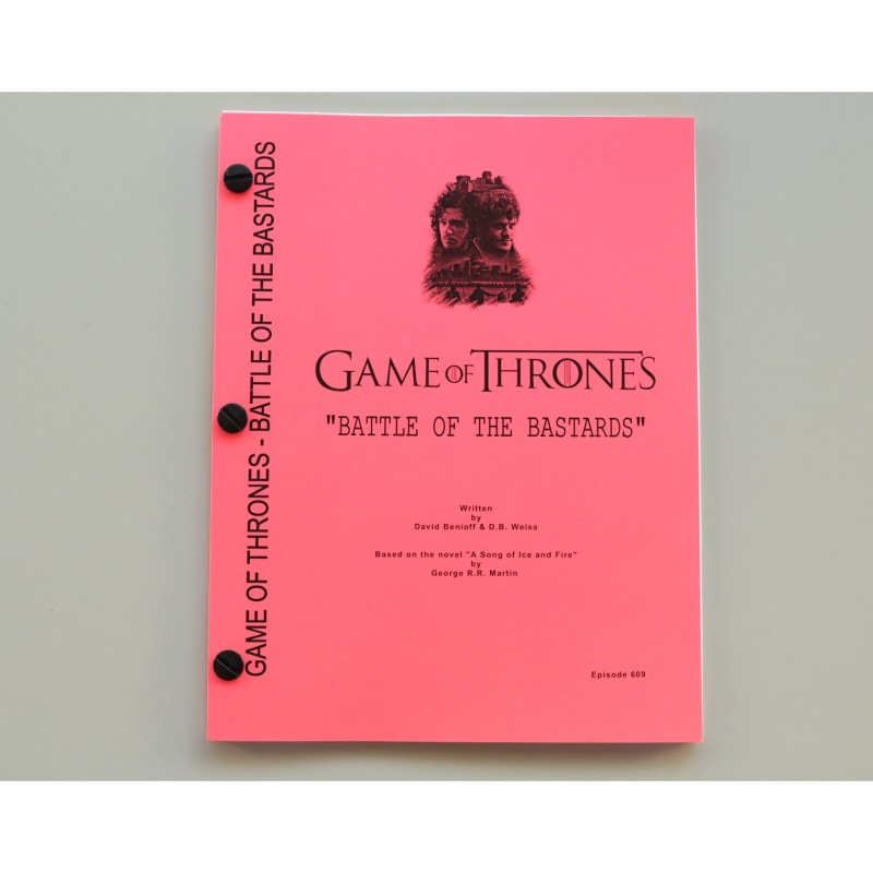 Game of Thrones "Battle of the Bastards" - Original Script