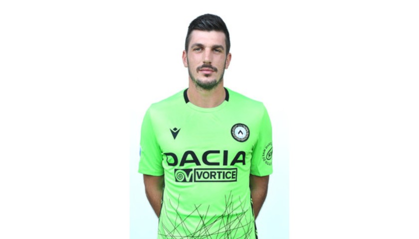 Scuffet Udinese-Crotone 2020 Worn Shirt
